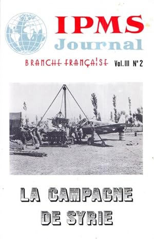 IPMS Journal Branche Française Vol N° III n°2 La campgne de Syrie