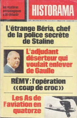 L'étrange Béria, chef de la police secrète de Staline. L'opération "coup de croc". N°284