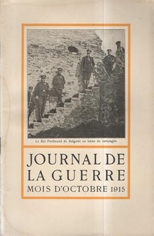 Journal de la guerre mois d'octobre 1915