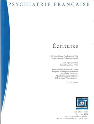 Psychiatrie Française Écritures