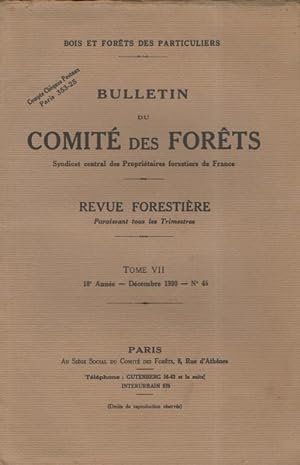 Bulletin du Comité des Forêts