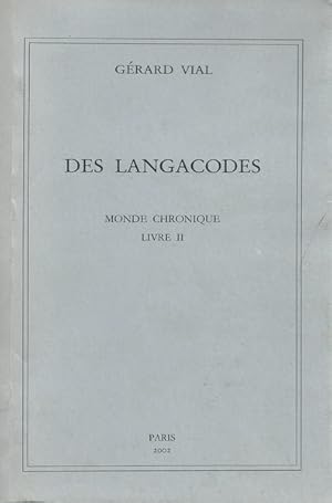 Des Langacodes Monde Chronique Livre II