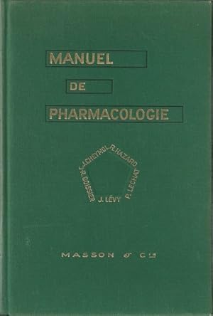 Manuel de Pharmacologie