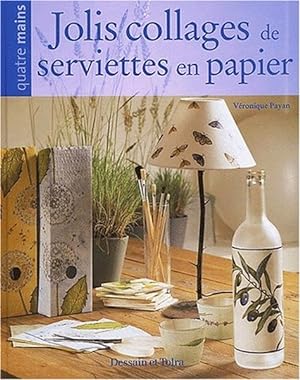 Image du vendeur pour Jolis collages de serviettes en papier mis en vente par Librairie L'Amour du Livre
