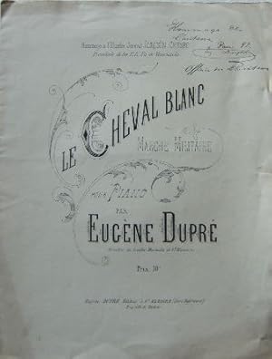 Le cheval blanc pour piano marche militaire