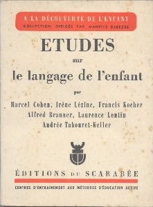 Imagen del vendedor de tudes sur le langage de l'enfant a la venta por Librairie L'Amour du Livre