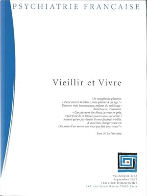 Psychiatrie Française Vieillir et Vivre