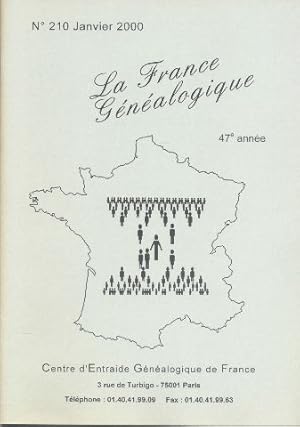 La France généalogique n° 210 47ème année