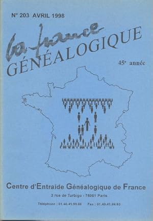 La France généalogique n° 203 45 ème année