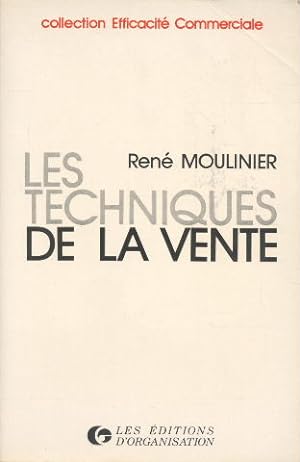 Imagen del vendedor de Les Techniques de la vente a la venta por Librairie L'Amour du Livre