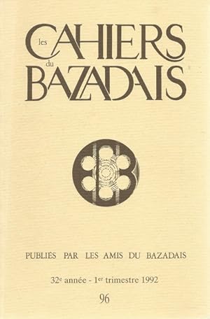 Image du vendeur pour LES CAHIERS DU BAZADAIS N 96 Roger TORLOIS L?introduction de la culture de la pomme de terre en Bazadais Andr SAPALY Les effets de la guerre sur la gestion municipale  Langon de 1914  1918La dernire conversation d?un militant socialiste mis en vente par Librairie L'Amour du Livre