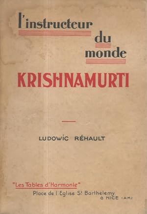 L'instructeur du monde Krishnamurti