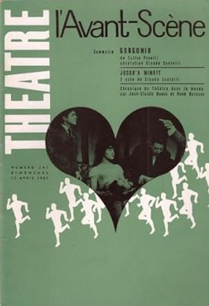 L'Avant Scéne Théâtre n°241 Gorgonio de Tullio Pinelli. Suivi de Jusqu'à minuit de Claude Santelli.