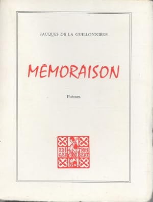 Image du vendeur pour Mmoraison Poemes mis en vente par Librairie L'Amour du Livre