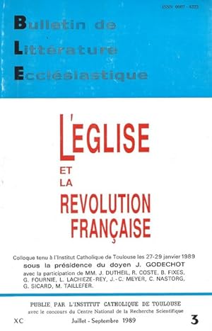 Seller image for L'Eglise et la Re?volution Franc?aise for sale by Librairie L'Amour du Livre