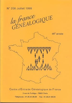 La France généalogique n° 208 46 ème année