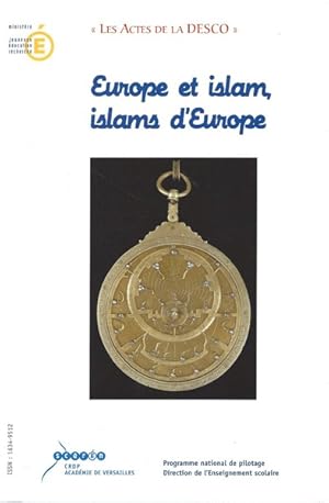 Bild des Verkufers fr Europe et islam, islams d'europe acte de l'universit paris 28-30 aout 2002 zum Verkauf von Librairie L'Amour du Livre