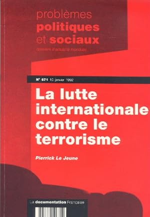La lutte internationale contre le terrorisme
