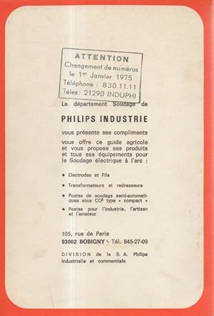 Guide Agricole Philips 1975 Tome 17