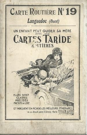 Carte Routière N°19 Languedoc (Ouest) Causses Taride