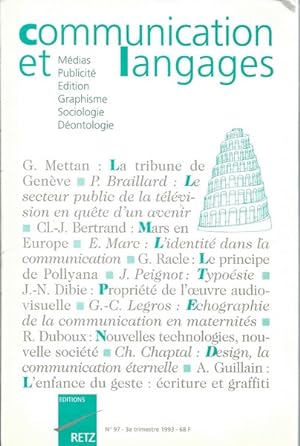 Communication et langages n° 97