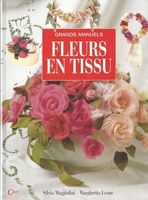 Grands manuels fleurs en tissu