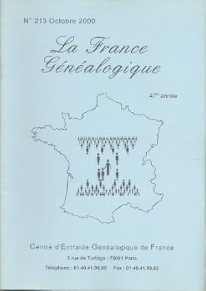 La France généalogique n°213 47ème année