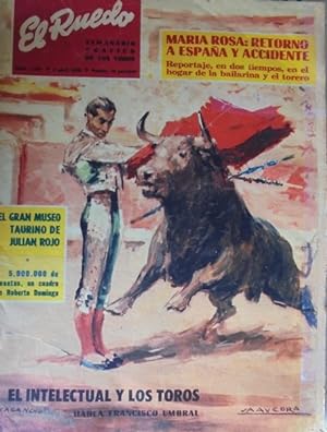 El Ruedo semanario grafico de los toros N° 1241Maria Rosa: retorno a espana y accidente