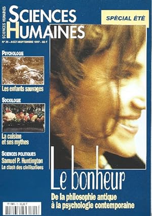 Revue Sciences Humaines Hors Série N ° 75 août septembre 1997 Le Bonheur de la philosophie antiqu...