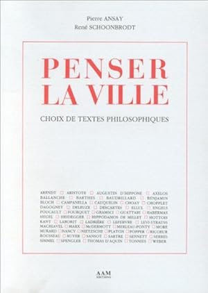 Image du vendeur pour PENSER LA VILLE mis en vente par Librairie L'Amour du Livre