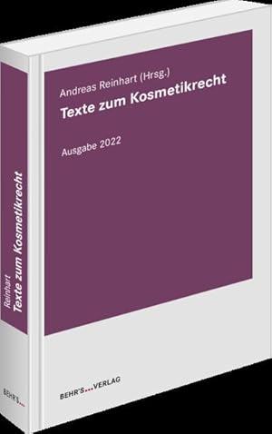 Seller image for Texte zum Kosmetikrecht for sale by Rheinberg-Buch Andreas Meier eK