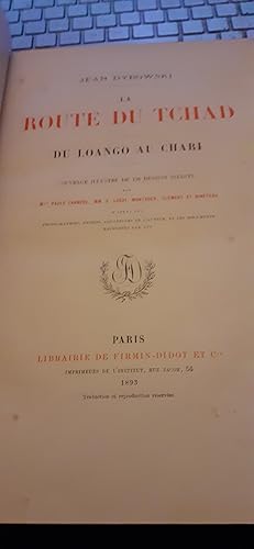 la route du tchad du loango au chari