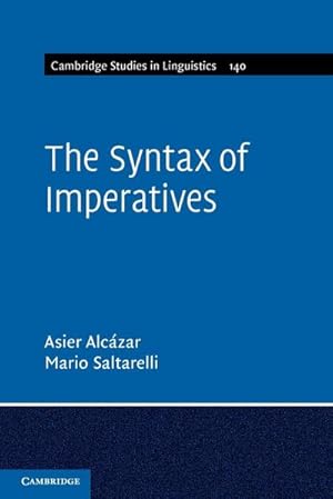 Imagen del vendedor de The Syntax of Imperatives a la venta por AHA-BUCH GmbH