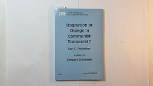 Bild des Verkufers fr Stagnation or change in communist economics? zum Verkauf von Gebrauchtbcherlogistik  H.J. Lauterbach