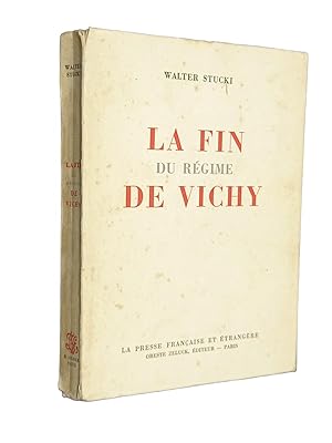 Imagen del vendedor de La fin du rgime de Vichy. a la venta por Librairie Douin