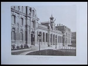 BEAUVAIS, LYCEE FELIX FAURE - 1906 - 2 PLANCHES ARCHITECTURE - MAILLART