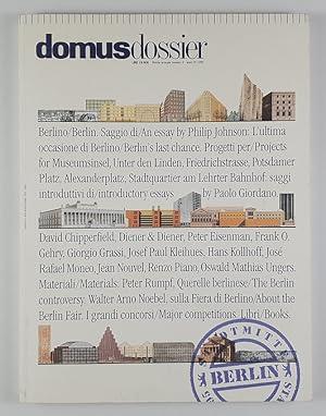 Domus Dossier: Berlino / Berlin. Stadtmitte Rivista annuale numero 3. Anno III 1995.