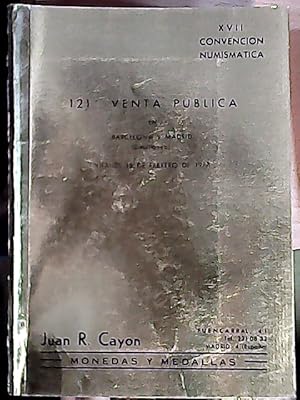 Imagen del vendedor de N 121. Venta publica. Monedas y medallas. Barcelona - Madrid ( Simultnea ). Viernes 18 de febrero de 1977 a la venta por Librera La Candela