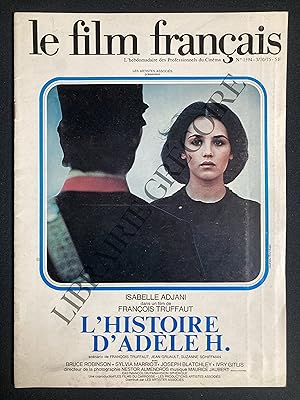 LE FILM FRANCAIS-N°1594-3 OCTOBRE 1975-ISABELLE ADJANI