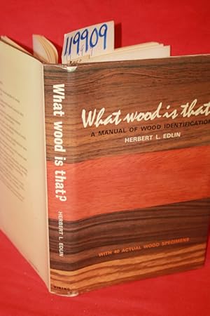 Immagine del venditore per What Wood is That? A Manual of Wood Identification With 40 Actual Wood Specimens venduto da Princeton Antiques Bookshop