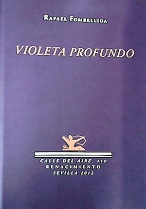 Imagen del vendedor de Violeta profundo a la venta por Librera La Candela