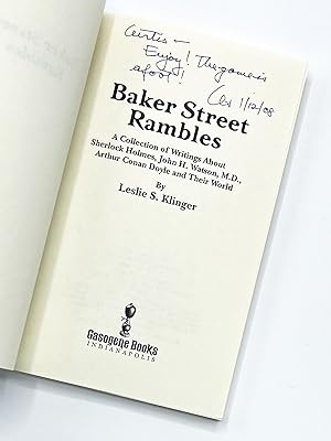 Seller image for BAKER STREET RAMBLES for sale by Type Punch Matrix