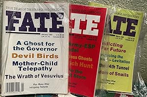 Fate The World's Mysteries Explored 10 issues missing May & September, 1989 Vol 42 No 1-4, 6-8, 1...