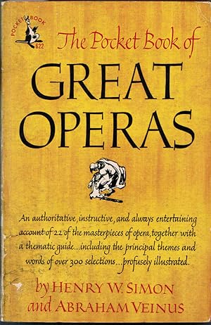 Imagen del vendedor de The Pocket Book of Great Operas a la venta por Newhouse Books