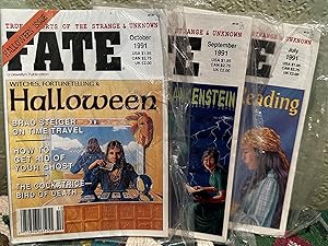 Fate True Reports of the Strange & Unknown 1991 Vol 44 No. 1-7, 9-10 Issue 490-496 & 498-499