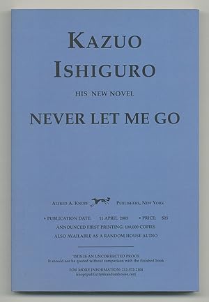 Bild des Verkufers fr Never Let Me Go zum Verkauf von Between the Covers-Rare Books, Inc. ABAA