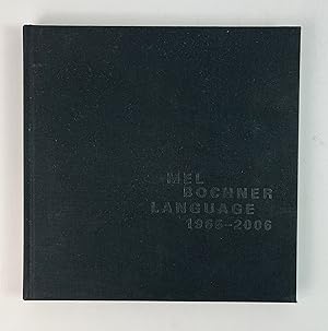 Bild des Verkufers fr Mel Bochner: Language 1966-2006 zum Verkauf von Free Play Books