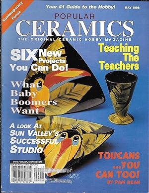 Popular Ceramics Magazine - Volume 48, No. 10, May 1998