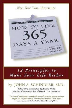 Bild des Verkufers fr How To Live 365 Days A Year zum Verkauf von AHA-BUCH GmbH