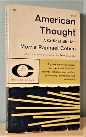 Seller image for American Thought: A Critical Sketch for sale by Berthoff Books